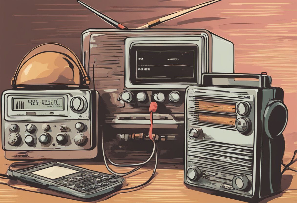 Ham radio illustration